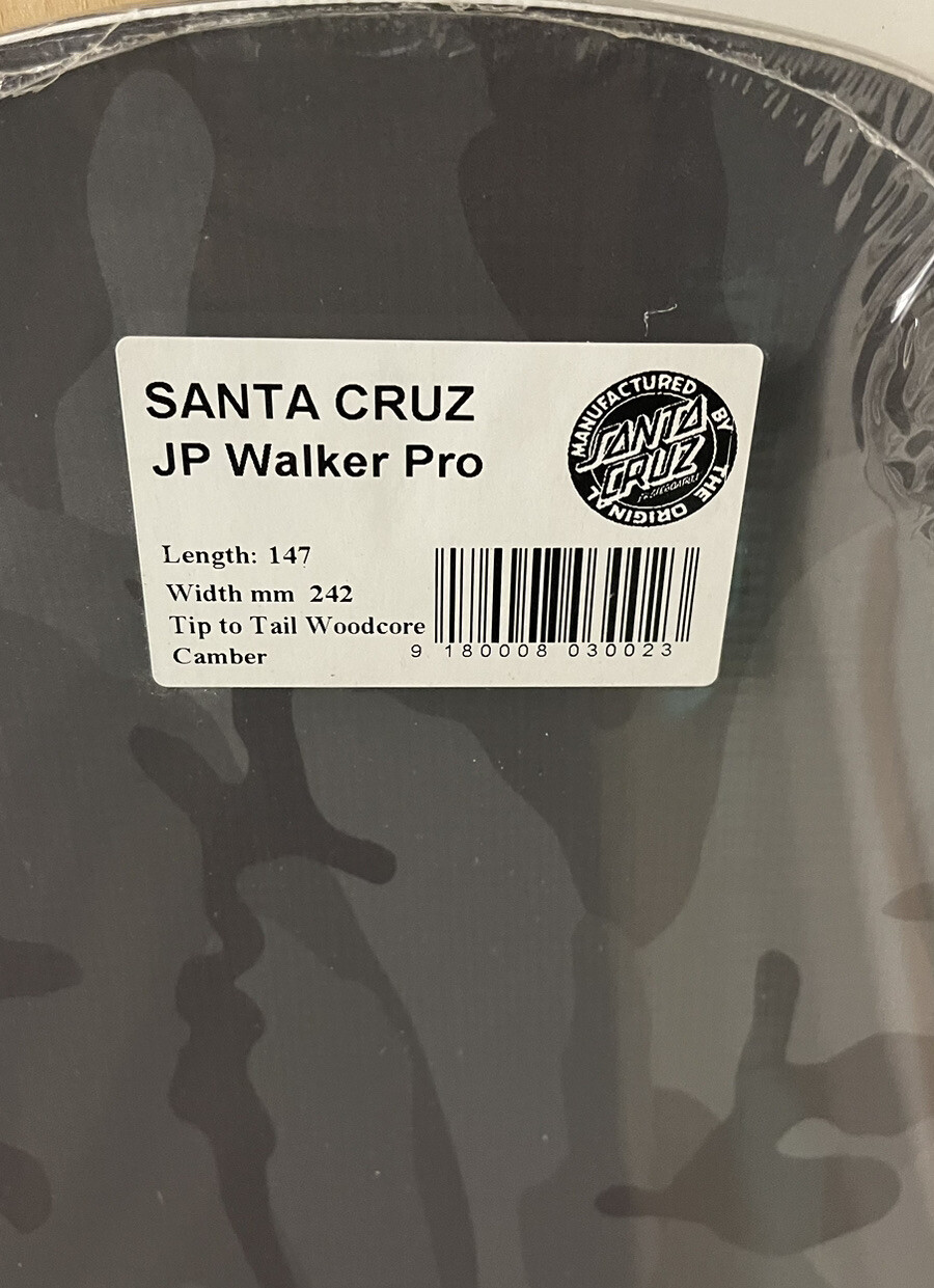 2023 NWT SANTA CRUZ JP WALKER PRO MODEL SNOWBOARD 147cm Twin Camber  $450