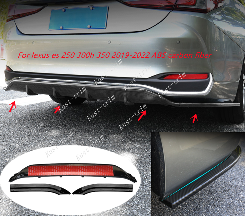 Carbon For lexus es 250 300h 350 2019-2022 style Rear Diffuser