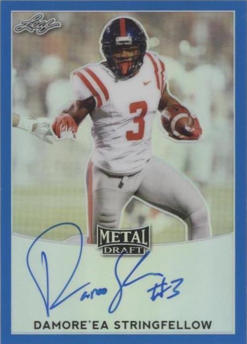 2017 Leaf Metal Draft - Damore'ea Stringfellow #BA-DS1 Blue /50 (AU, RC ...