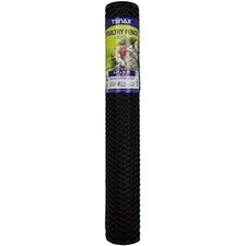 Tenax 72120546 Hex Poultry Fence, 3' x 25' Black