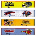 Super hero boxcars set, N scale printed sides — photo 1