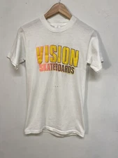 Vintage 1980s Vision Street Wear Tshirt • Size Small • 100% Cotton • Made In USA