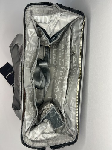 Diaper Bag Tote - Fhelad Mommy Bag, Diaper Bag - Gray - Vegan Leather - New - Picture 6 of 14