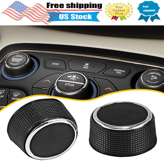 Mulcoll Rear Audio Control Knobs – Replacement For Chevy, GMC, Cadillac (Part #22912547)