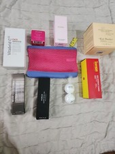 Lot Of 8 Face Skincare Vitamin C, Toner, Perfume, Eye Cream, Face Oil With Bag