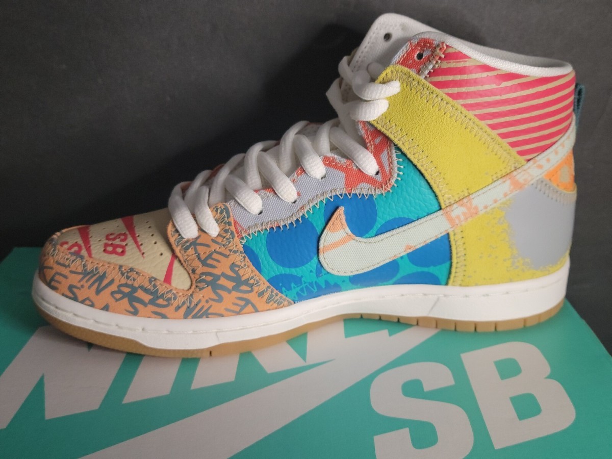 Men's Size 9.5 Nike SB Dunk High Premium x Thomas Campbell What