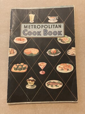 Metropolitan Cook Book, Life Insurance Co. Book Vintage Canada Booklet E2.O