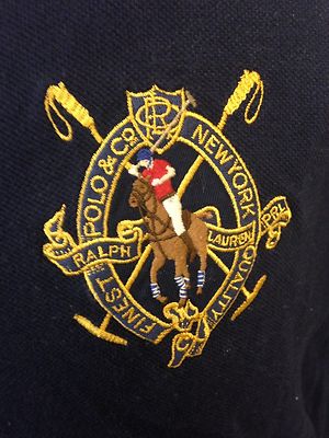 AUTHENTIC POLO RALPH LAUREN RL BEAR SPORT VARSITY RUGBY TRACK 