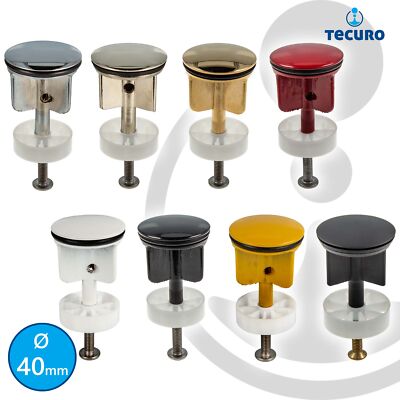 tecuro Excenterstopfen Ø 40 mm für 1 1/4'' Ablaufventil Zugstangen Garnitur