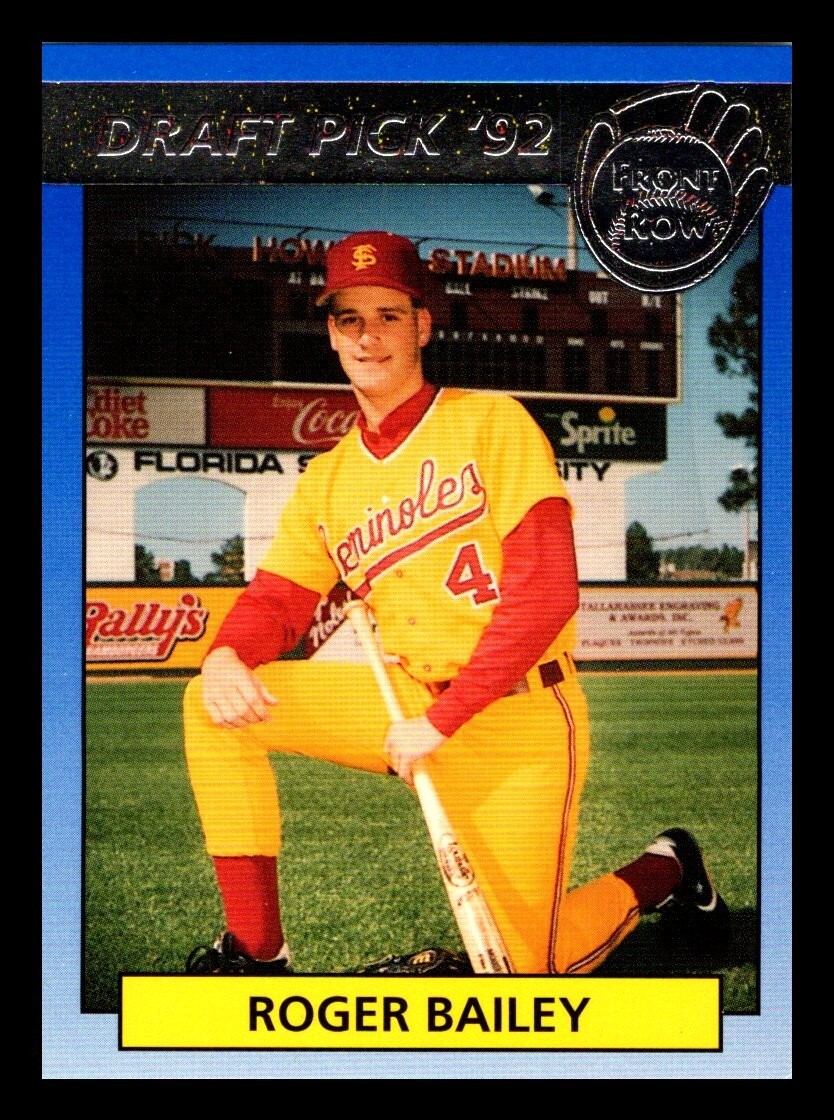 1992 Front Row Draft Picks Silver #96 Roger Bailey