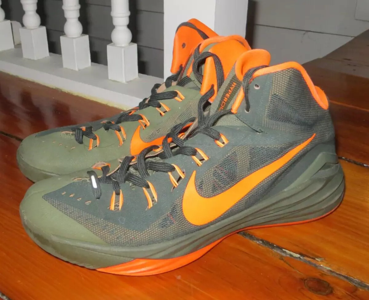 orange nike hyperdunk 2014 blue black women