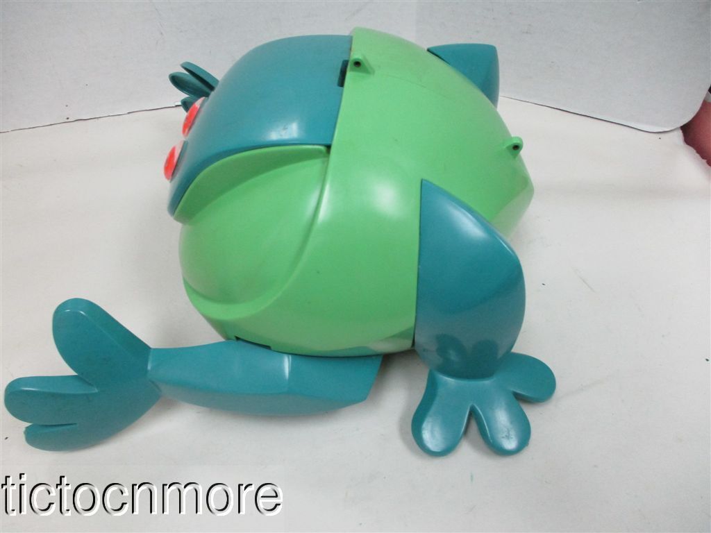 VINTAGE IDEAL ODD OGG PLAY BALL No 48108 ROBOTIC TURTLE FROG TOY & BOX