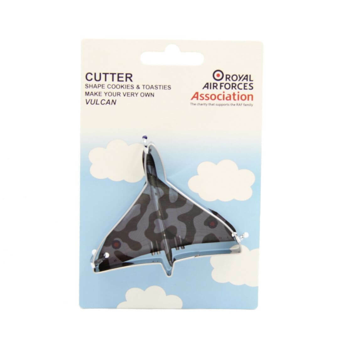 RAF Vulcan cookie cutter biscuit cake mould aircraft shape RAF Association