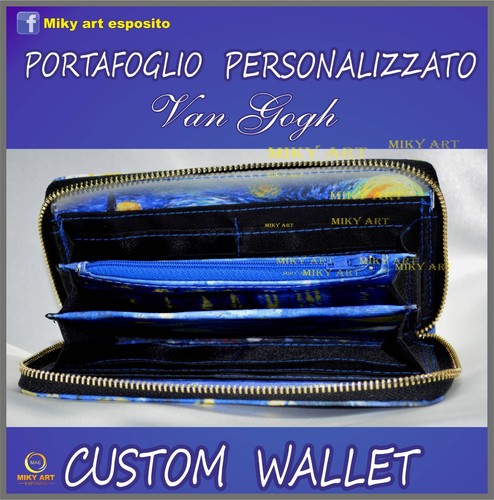 van gogh notte stellata PORTAFOGLIO Wallet van gogh notte stellata - 第 6/9 張圖片