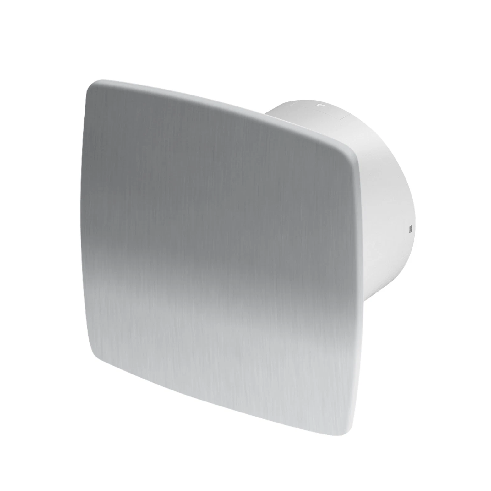 Bathroom Extractor Fan 100mm /4" Chrome Finish, Humidity, timer, Pull cord