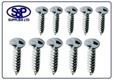 ANTI-VANDAL CLUTCH HEAD ONE WAY WOODSCREW ZINC PLATED NON REMOVABLE SCREWS