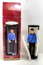Vintage Hallmark Keepsake Ornament Star Trek Dr. Leonard H McCoy Bones NIOB 1997