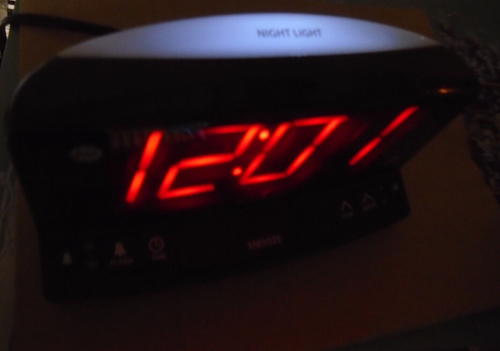 Sharp Alarm Clock with Night Light - Easy to See Large Numbers, RED LED Display - Picture 11 of 15