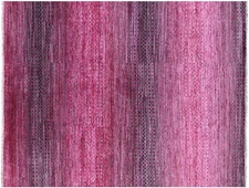 9' 1" X 11' 8" Savannah Grass Hand-Knotted Wool & Silk Rug - Q20337