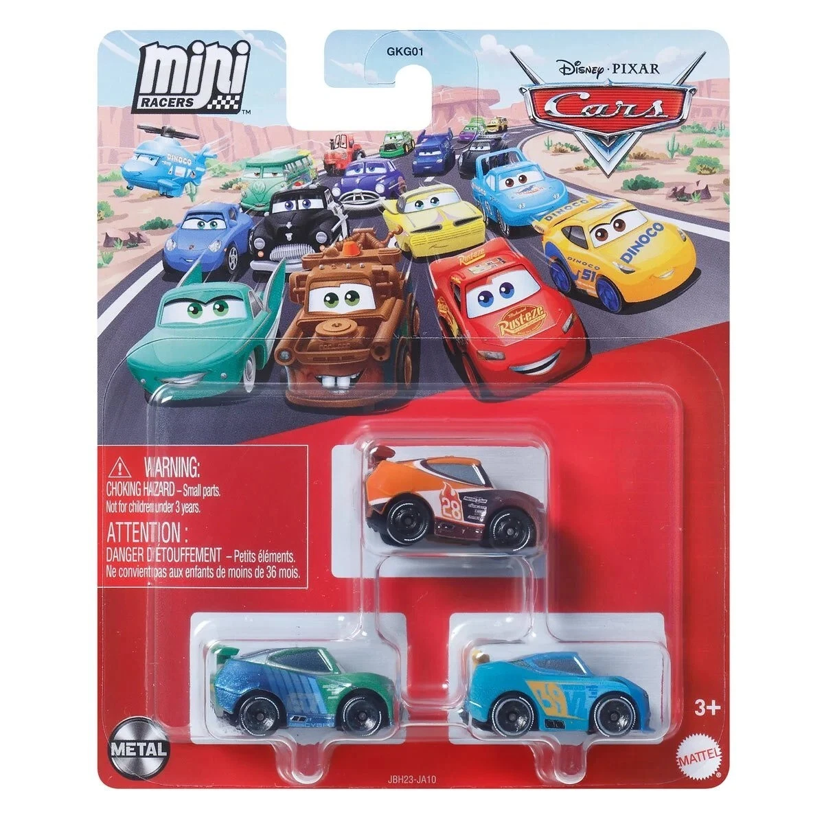 Disney Pixar Cars Mini Racers 3-Pack - Jim Reverick - Tim