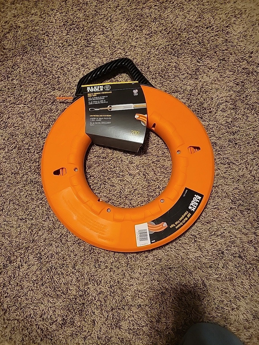 Klein 200 ft sale fiberglass fish tape
