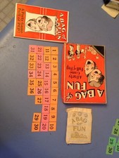 Antique Rosebud Arts Party Game A Bag Of Fun 1932