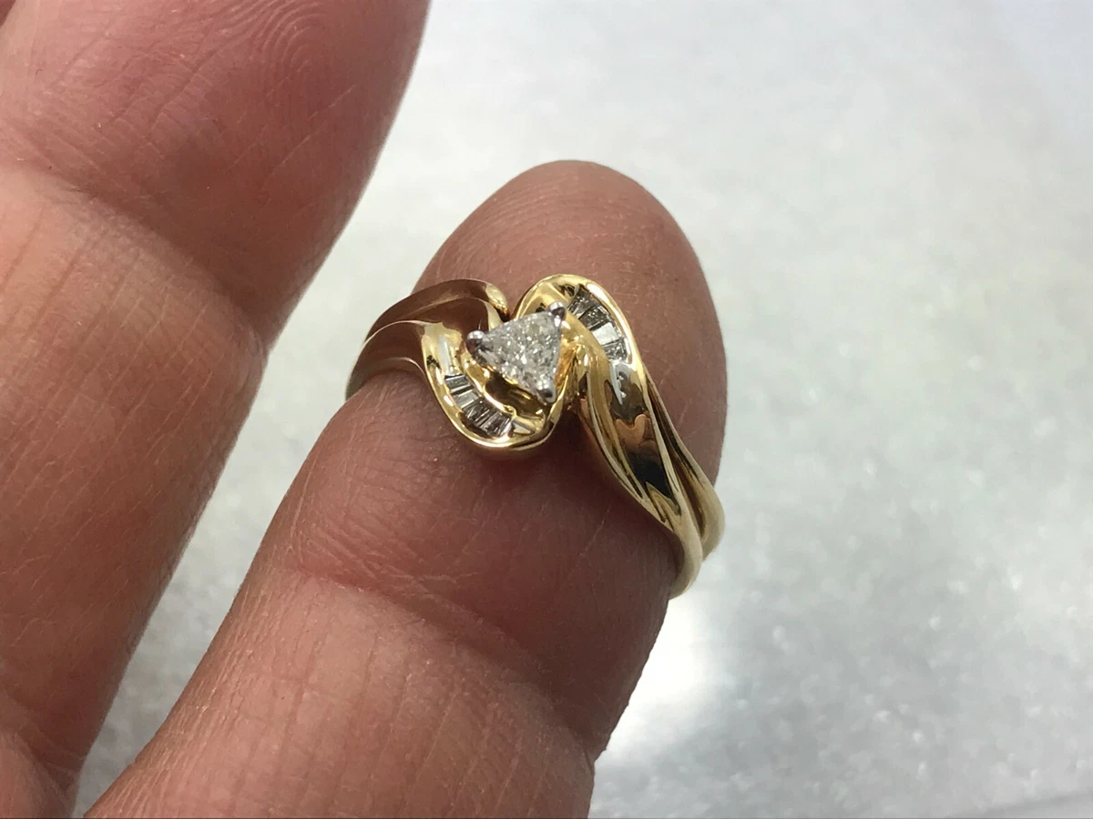 Cheap 10k gold engagement rings clearance