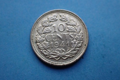 Netherlands, 10 Cents 1941, (Silver) as shown. - Picture 3 of 4