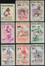 Dominican Republic #473 #474-478 #C97-C99 Sports Postage Latin America 1957 MNH