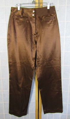NWT Express Bleus Slim Shimmer Cotton Acetate Women's Pants Slacks Size 7/8