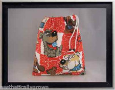 Gymnastics Leotard Grip Bags / Laughing Dogs Gymnast Birthday Goody Bag