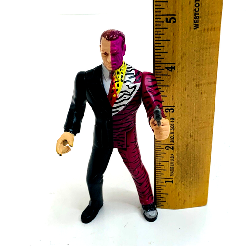 1995 Batman Forever Two Face Kenner Action Figure Tommy Lee Jones Vintage - Picture 6 of 6