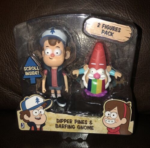 Disney Gravity Falls Dipper & Gnome Jazwares Figurki NOWE RZADKIE - Bez karty z tyłu - Zdjęcie 1 z 2