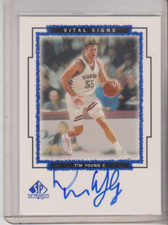 1999 SP Top Prospects Tim Young Vital Signs Autograph #TY Stanford Cardinal