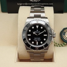 Rolex Submariner No Date 124060 Black Bezel NEW 2025 COMPLETE FULL SET
