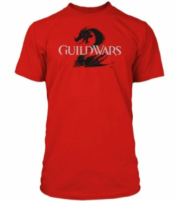 T-Shirt Guild Wars 2 - Logo auf rot, S
