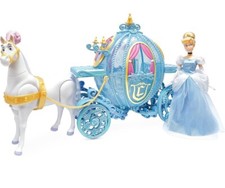 Disney Cinderella Classic Doll Deluxe GiftSet Princess Carriage Horse Dress.READ