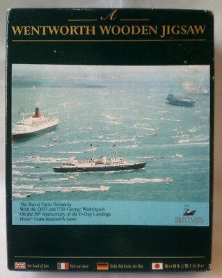 Wentworth Royal Yacht Britannia QEII & USS George Washington D Day 250-teiliges Puzzle