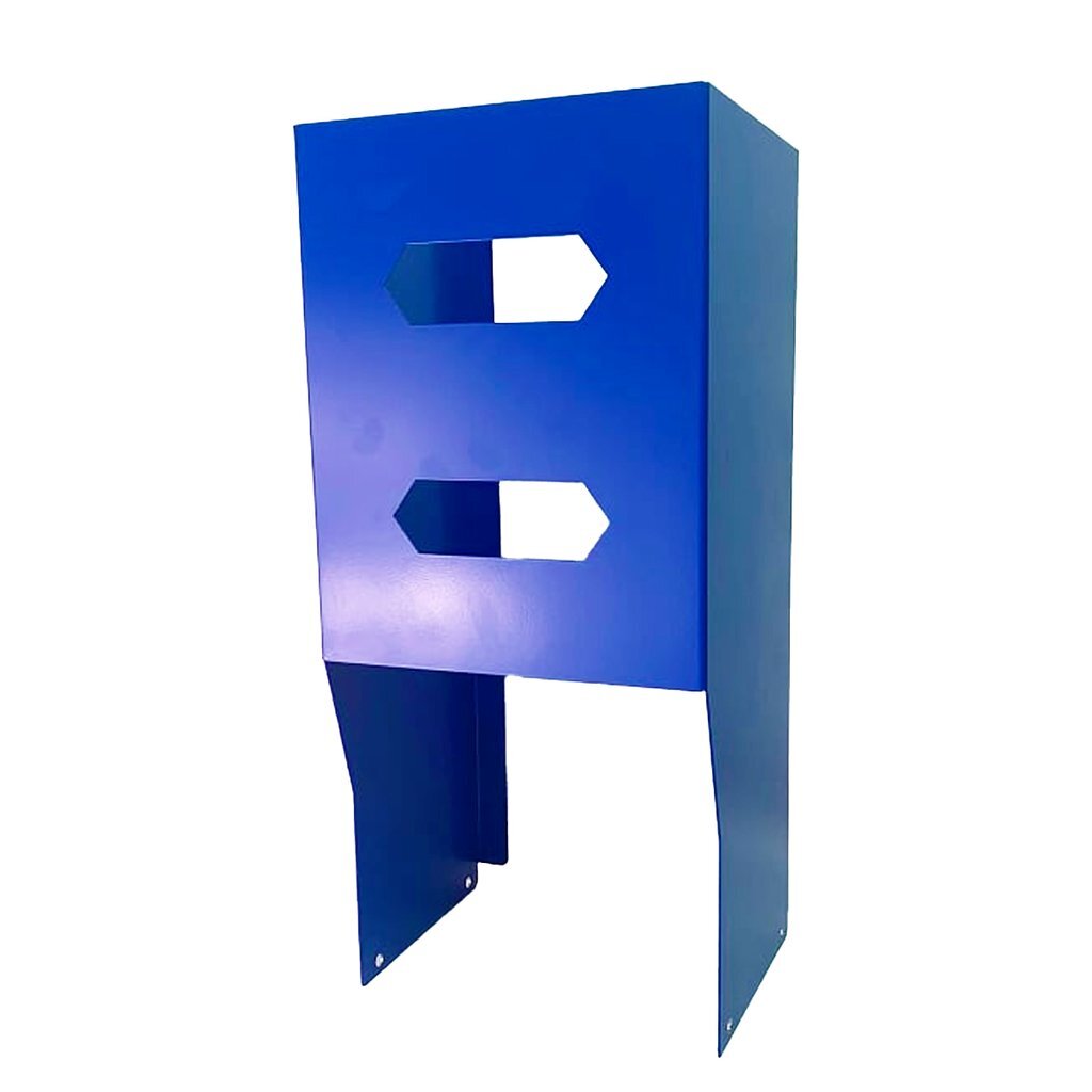 Papierrollenhalter Bodenständer 70x50x50cm – Robuster Papierspender In Blau Für Werkstatt & Büro