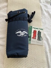 Picnic Time Insulated Wine Duffel Bag Tote w/ Corkscrew Bottle Opener