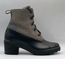 Sperry Saltwater Heel Leather Rain Womens Boot
