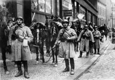 French troops in Essen 1923 1923 OLD PHOTO