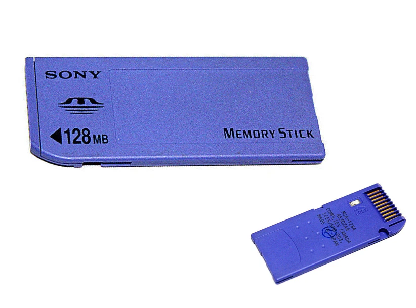 Tarjeta flash multimedia larga MS para Sony 128 MB Memory Stick modelo antiguo Foto 3 de 4