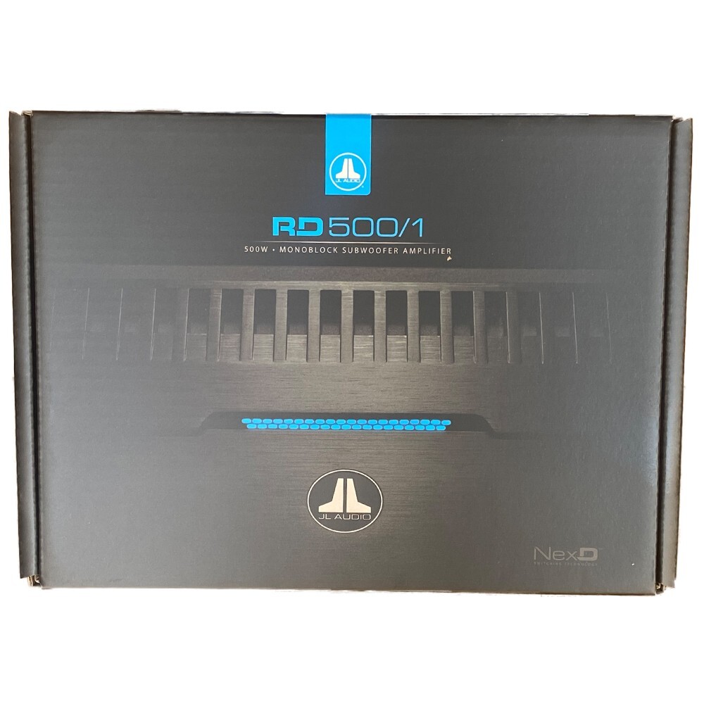 500-ваттный усилитель для сабвуфера серии JL Audio RD с процессором восстановления низких частот