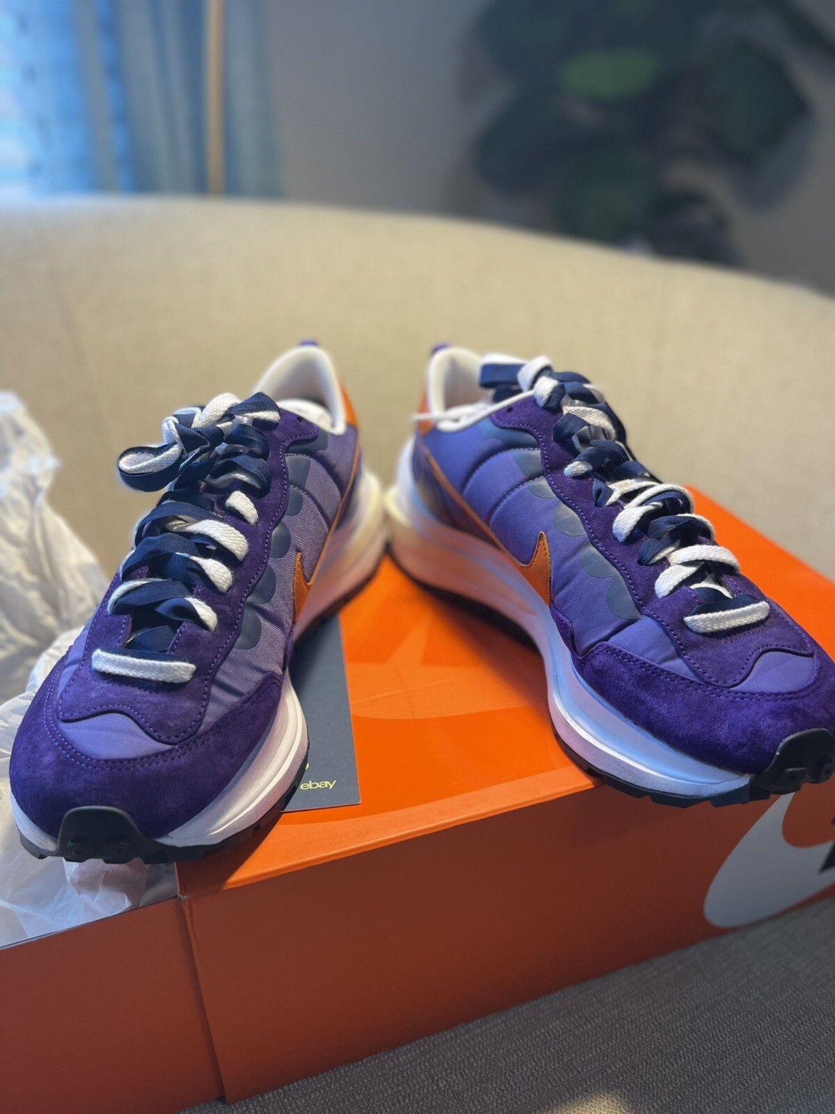 SACAI X NIKE Taglia 11 5 Nike VaporWaffle x Sacai iris scuro