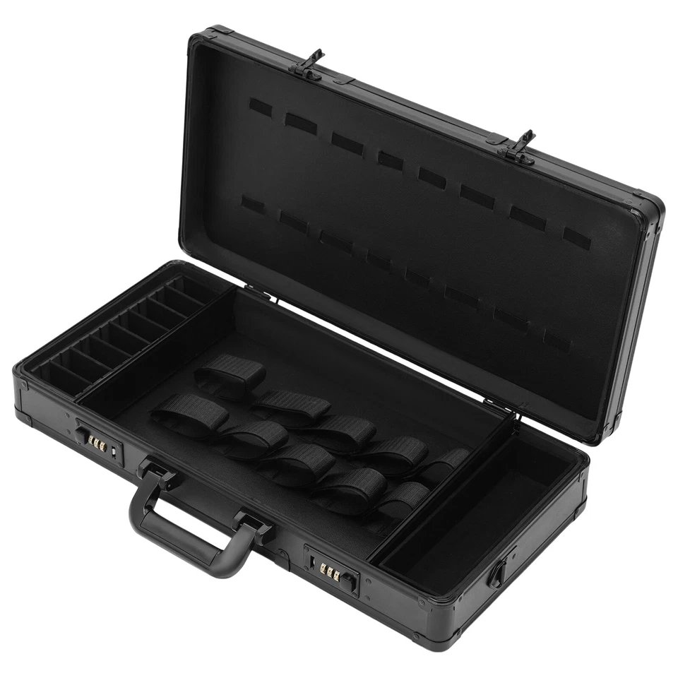 Estuche de transporte de peluquero, kits de herramientas de salón de belleza de peluquero grande almacenamiento portátil Foto 3 de 4