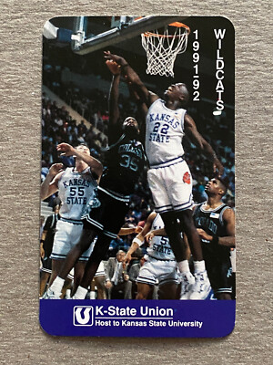 CBK 1991-92 KANSAS STATE ST WILDCATS Basketball Schedule College K-State 