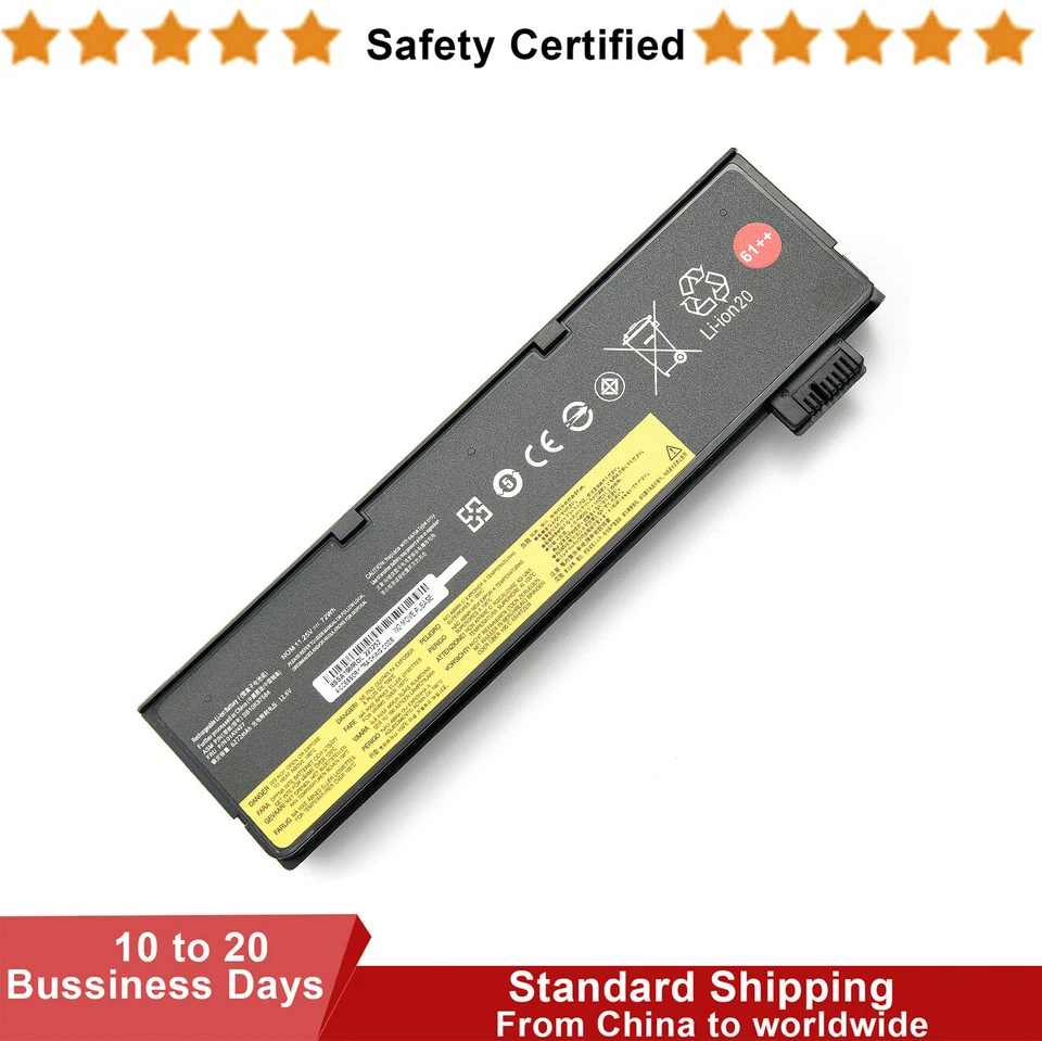 72Wh 61++ 01AV427 01AV425 Akku für Lenovo ThinkPad T470 T480 T570 T580 A485