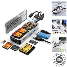 Versatile Card Reader Adapter - Supports SD, TF, CF, MS, XD with High-Speed