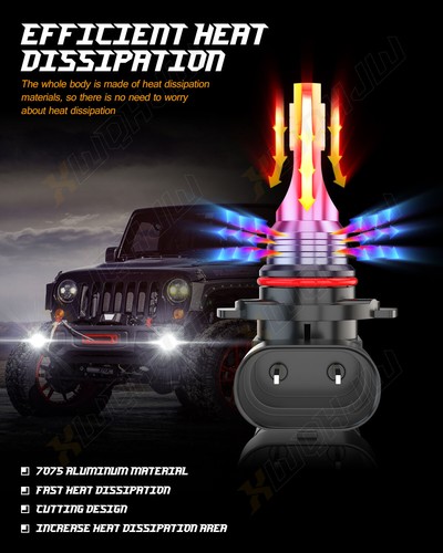 For 2015-2021 2022 2023 Ford F150 LED Headlight Hi/Lo Beam Fog Light Bulbs - Foto 19 di 21